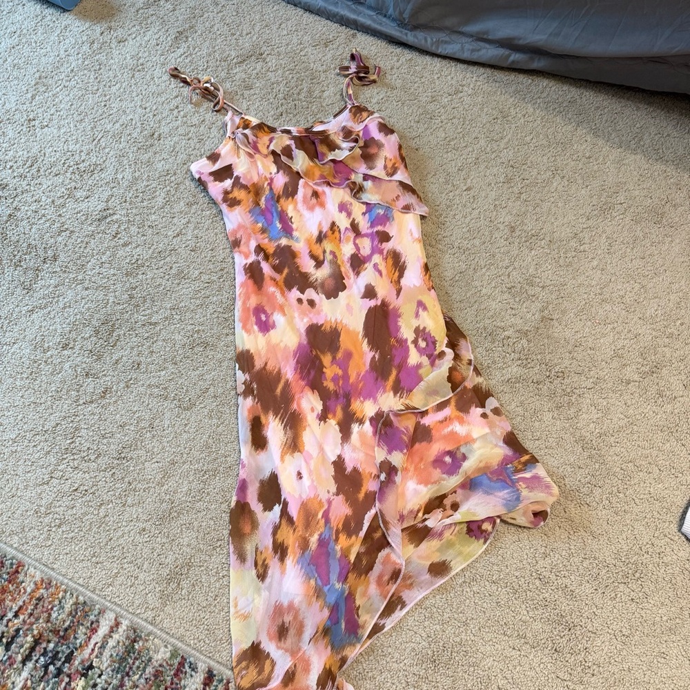 Rue21 Vibrant Multicolor Midi Dress